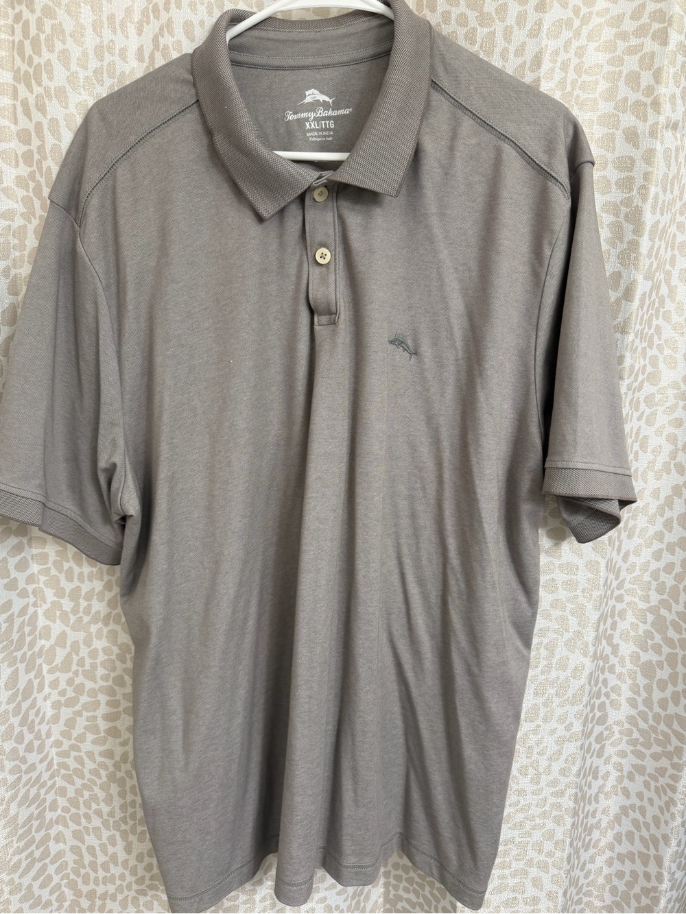Tommy Bahama Men's Polo Shirt - Taupe Brown